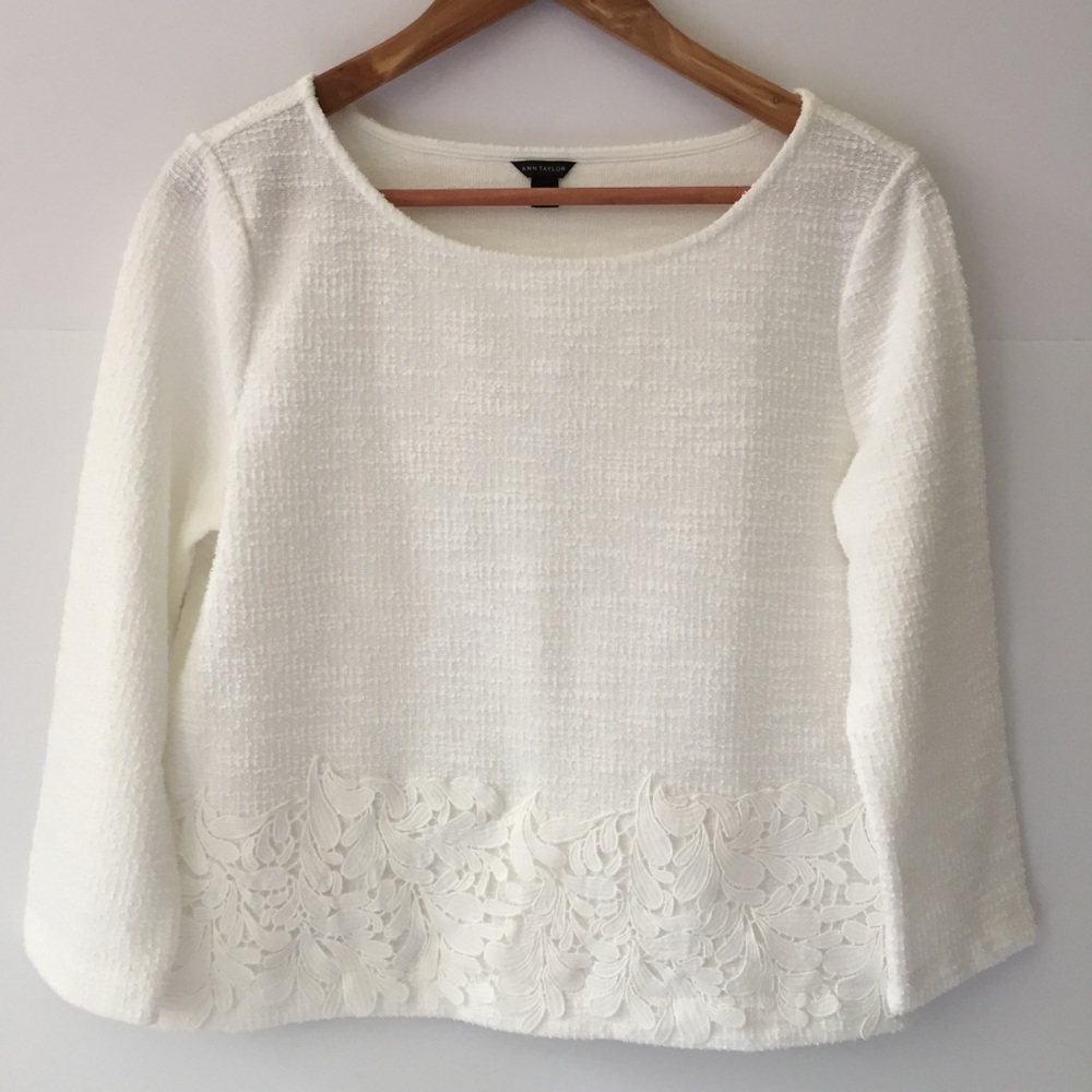 Ann Taylor Cream Top